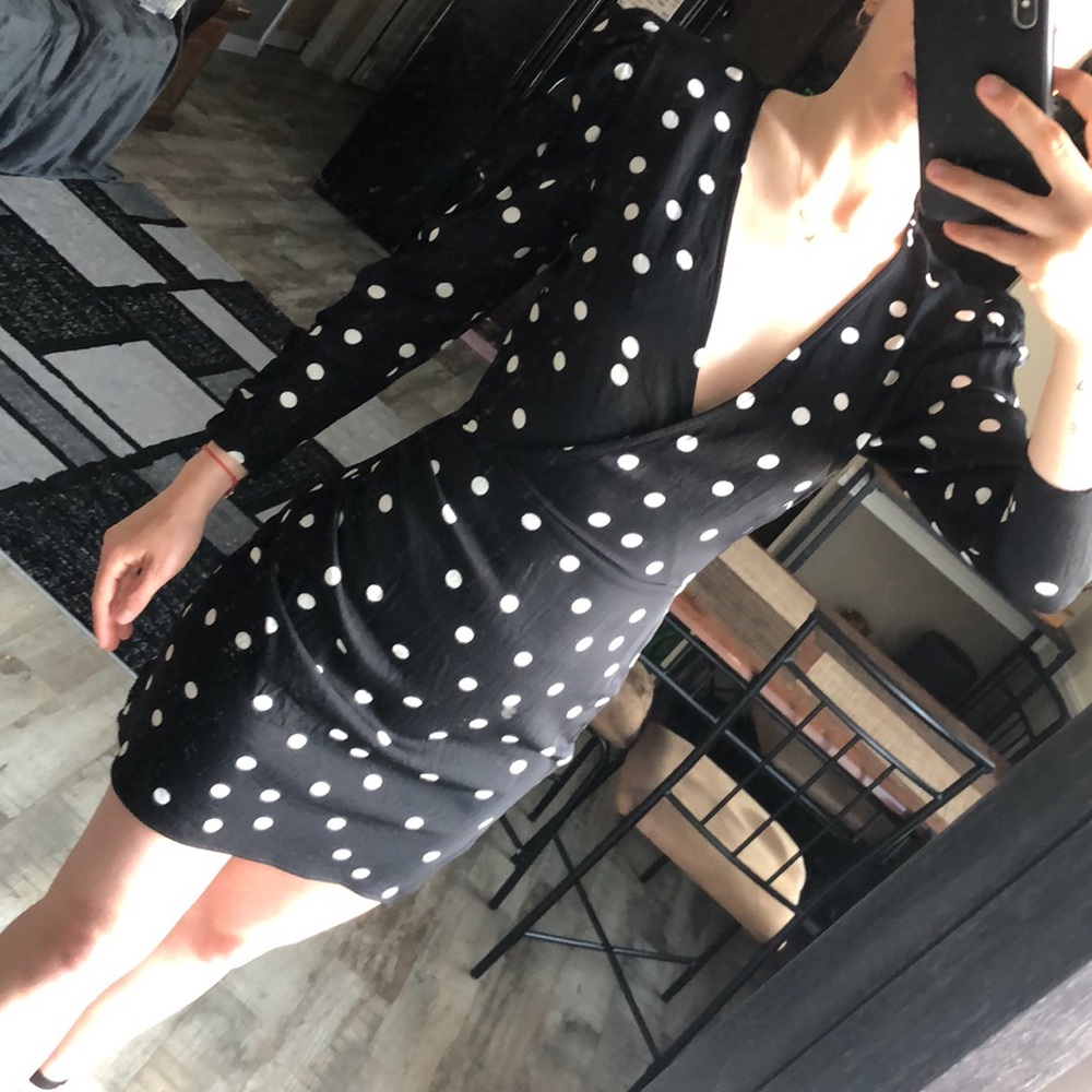 ❗️NEW❗️&Other Stories Polka Dot Gathered Dress